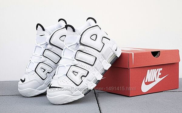 Женские кроссовки Nike Air More Uptempo. White. Унисекс