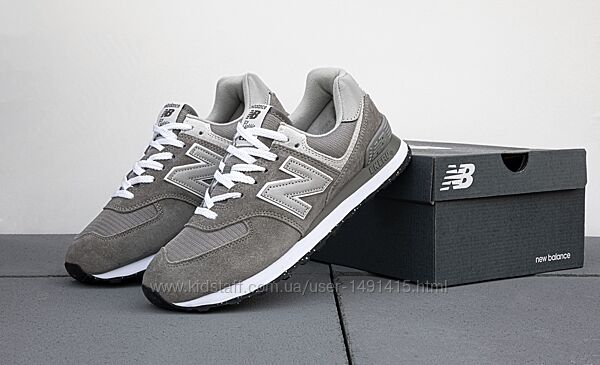Мужские кроссовки New Balance 574. Grey. Чоловічі кросівки Нью Беленс.
