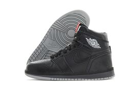 Зимние кроссовки ботинки Nike Jordan 1 Retro Mid Se Black. Найк Джордан