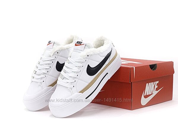 Зимние женские кроссовки ботинки Nike Court Winter