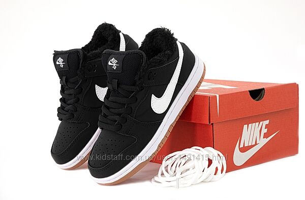 Зимние мужские кроссовки ботинки Nike SB Dunk Winter. Унисекс.