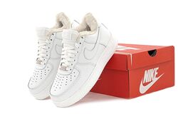 Зимние мужские кроссовки ботинки Nike Air Force Low Winter. Унисекс.