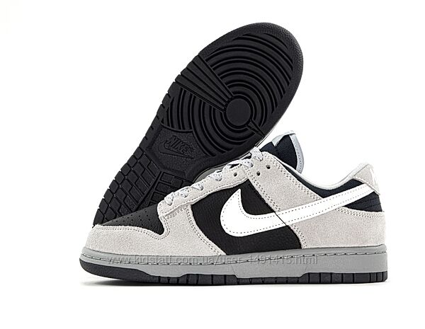 Мужские кроссовки Nike SB Dunk Low. Grey/Black/White