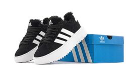 Зимние женские кроссовки Adidas Grand Court Platform Winter