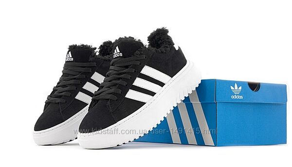 Зимние женские кроссовки Adidas Grand Court Platform Winter