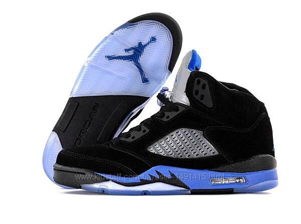Мужские кроссовки Nike Air Jordan 5 Retro. Racer Blue