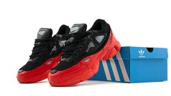 Мужские кроссовки Adidas Ozweego 3 Raf Simons Black Scarlet
