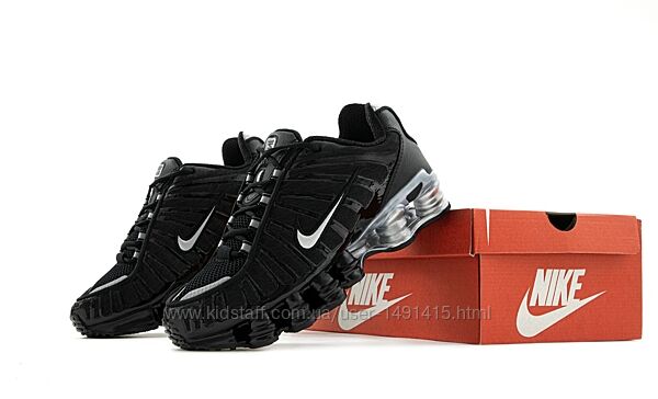 Мужские кроссовки Nike Shox. Black/Grey.