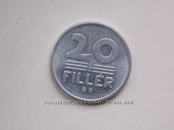 Монета Венгрии  20  филлеров
