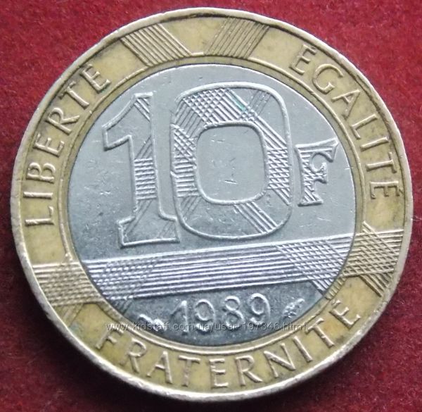 Монета Франции 10 франков