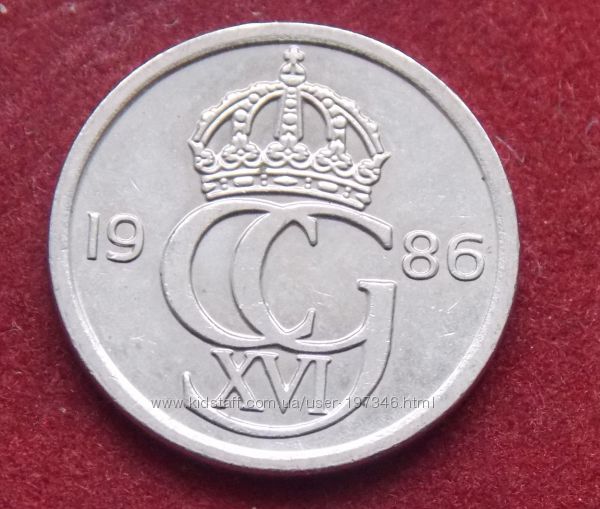 Монета Швеции 10 оре