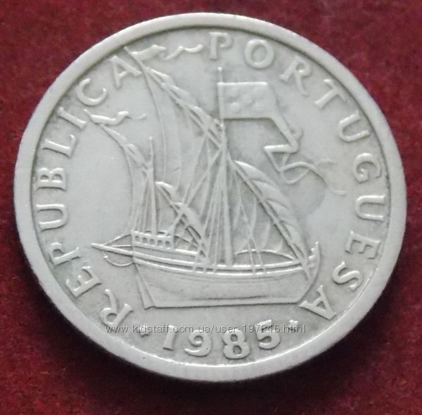 Монета Португалии 2, 5 эскудо 