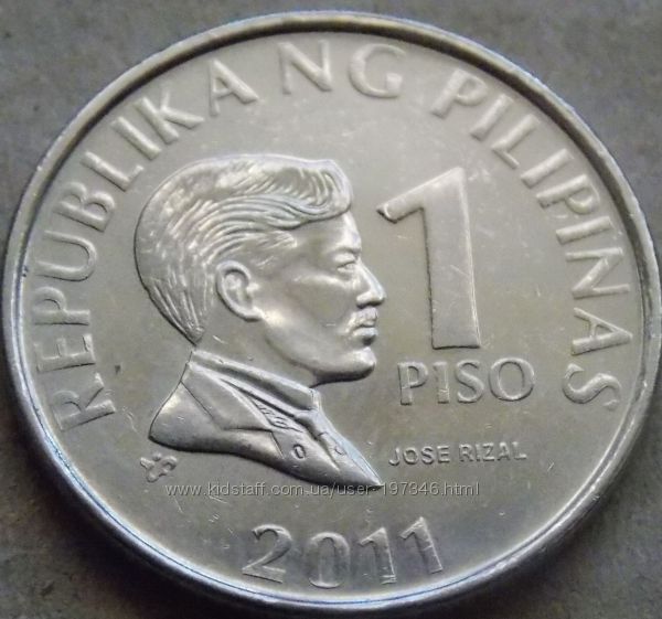 Монета Филипин 1 песо