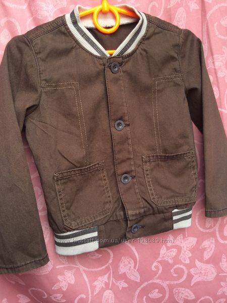 Легка літня курточка на хлопчика  3-4 роки