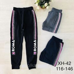 Спортивні штани утеплені для дівчат р.116-146, Угорщина