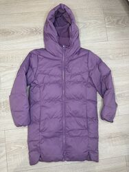 Mountain warehouse дитяча довга куртка-пуховик на дівчинку 7-8 років