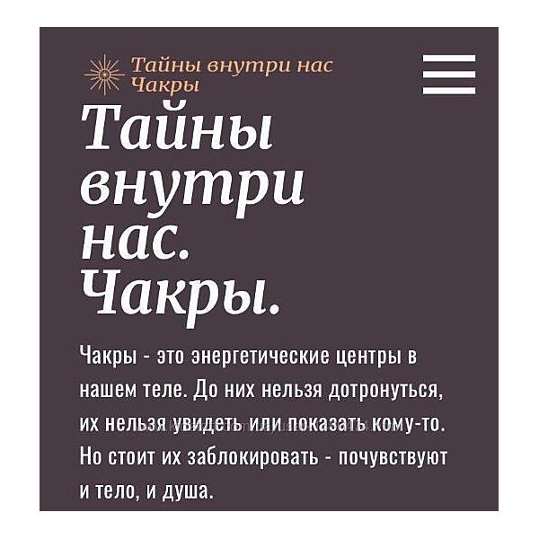 Лиза Васина Тайны внутри нас. Чакры. Тариф Вместе с группой