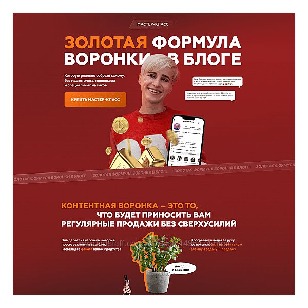 Галина Мельникова Золотая формула воронки в блоге