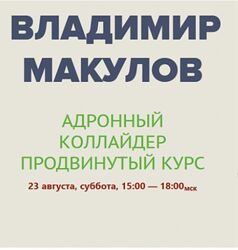 Владимир Макулов Адронный коллайдер. Продвинутый курс август 2025