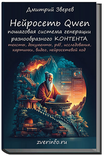 Дмитрий Зверев Нейросеть Qwen. Тариф Книга по нейросети Qwen 2025