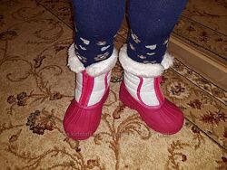  р.24 Clarks зимние девичьи сапожки оригинал