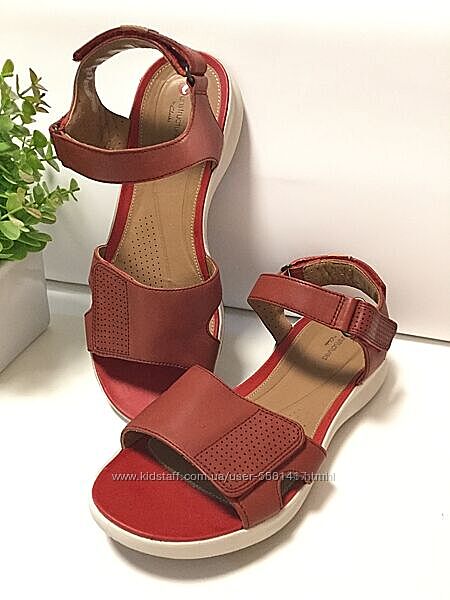  р.39 Clarks женские кожаные спортивные сандалии оригинал