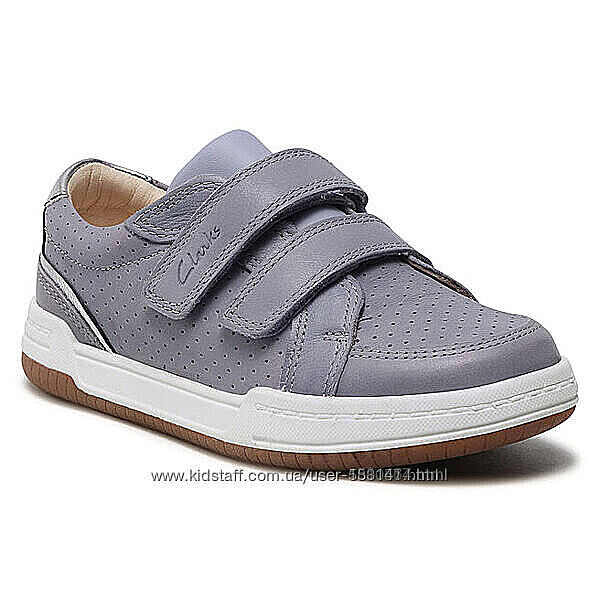  р.28.5 Clarks кожаные туфли- кроссовки оригинал