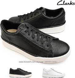  р.39.5 Clarks женские кожаные кроссовки оригинал