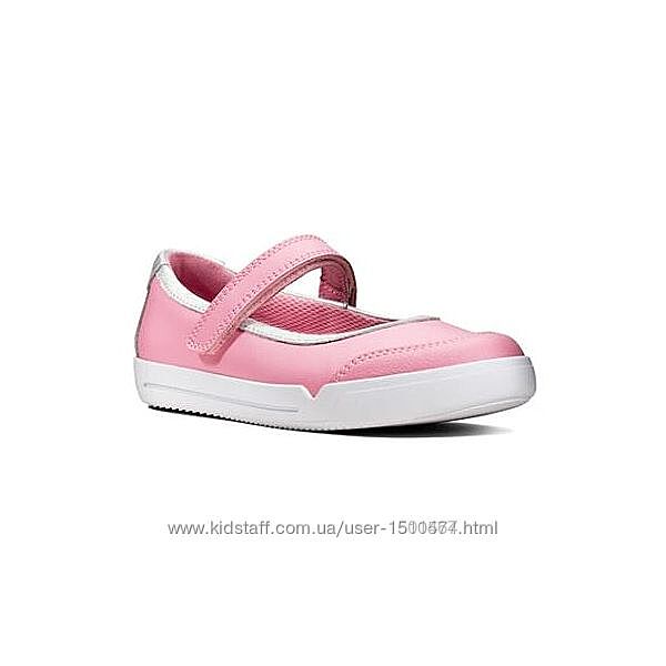  р.28.5 Clarks кожаные туфельки Оригинал