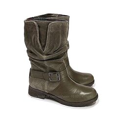 р.37 Clarks женские сапожки кожа оригинал