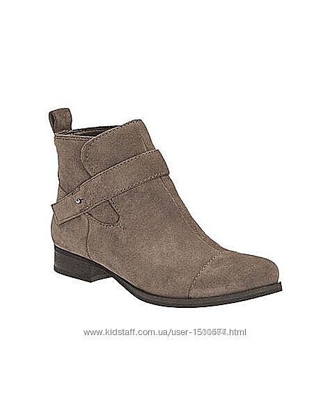 р.35.5,36 Clarks женские замшевые ботинки оригинал