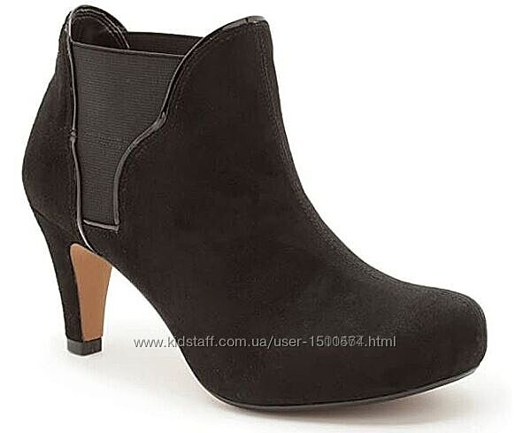 р.35.5,41,42 Clarks женские замшевые ботинки оригинал