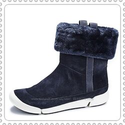 р.38 Clarks женские замшевые сапоги оригинал