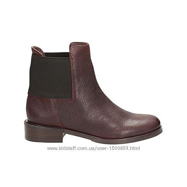 р 39.5,40 Clarks женские кожаные ботинки оригинал