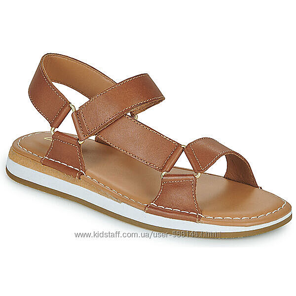 р. 38 Clarks женские кожаные босоножки оригинал