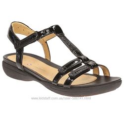 р.39.5 Clarks женские кожаные босоножки оригинал