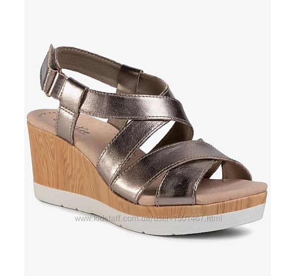 р.41 Clarks женские кожаные босоножки оригинал