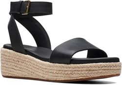 Р.40 clarks женские кожаные босоножки оригинал