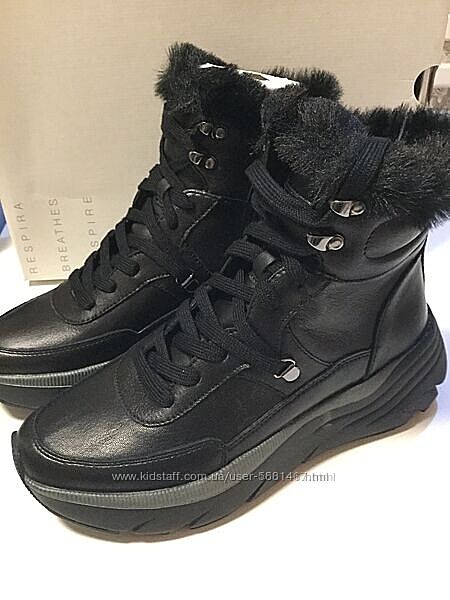 р.38 Geox женские кожаные ботинки оригинал