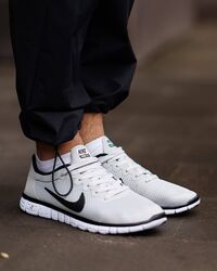 p.41-46  Nike Free Run 3.0 V2 Silver White Black  NK345