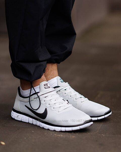 p.41-46  Nike Free Run 3.0 V2 Silver White Black  NK345