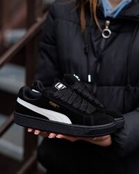 p.36-41   Puma Suede XL Black White  PM039