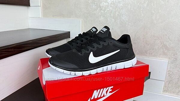 p.42-45   Nike Free Run 3.0 V2 чорно/білі   KS 12700