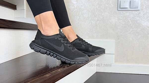 p.36-40 Nike Free Run 3.0 V2 чорні KS 12706