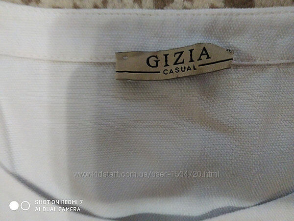 Блуза Gizia льон-шифон