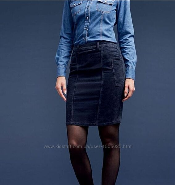 Стильна спідниця з мікровельвету Еsmara