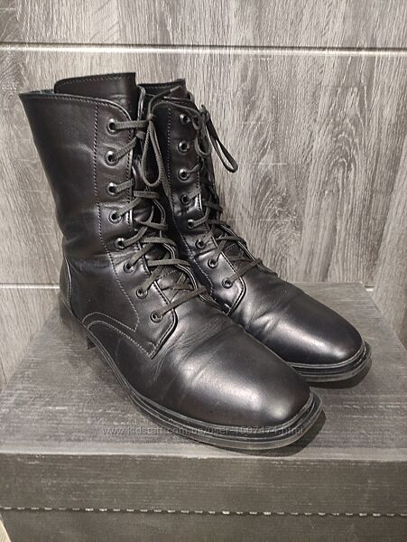 Кожаные демисезонные ботинки 26 см