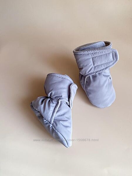 Дитячі чобітки-пінетки з утеплювачем  3-6 міс.