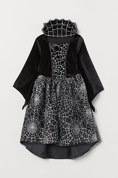 Платье паутина на Хэллоуин H&M р.122-128