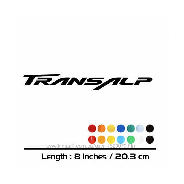 Светоотражающая наклейка Transalp для HONDA TRANSALP